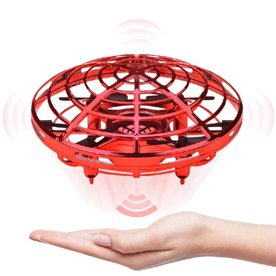 

Mini Drone UFO Hand Operated Helicopter Quadrocopter Drone Infrared Induction Aircraft Flying Ball Toys For Kids