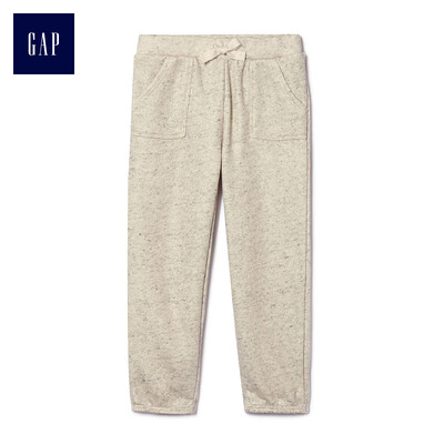

GAP flagship store female young terry cloth elastic waist beam mouth sweatpants 398446 blue star 4YRS