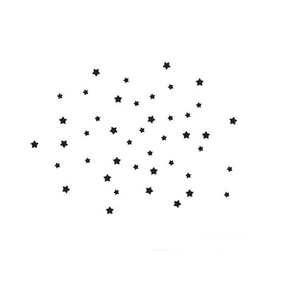 

A Set of Children Room Decoration Fluorescent Stars Shine On Dark Wall Stickers Happy Gifts