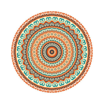 

Round Stickers PVC Self-adhesive Table Stickers Counter Top 6 Styles Floor Stickers