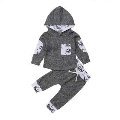 

Newborn Toddler Baby Boy Girls Hooded Tops Coat Pants Leggings Outfit Clothes Christmas Gifts