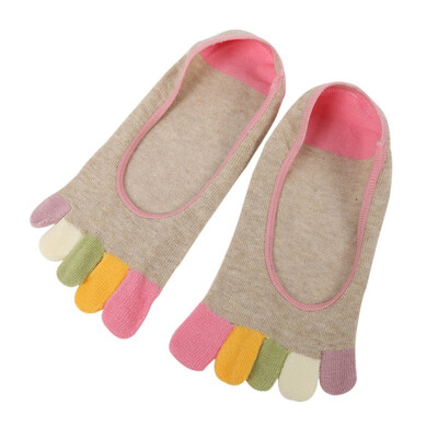 

2016 Summer New Women Socks Cotton Meias Five Finger Socks Casual Breathable Calcetines Toe Socks