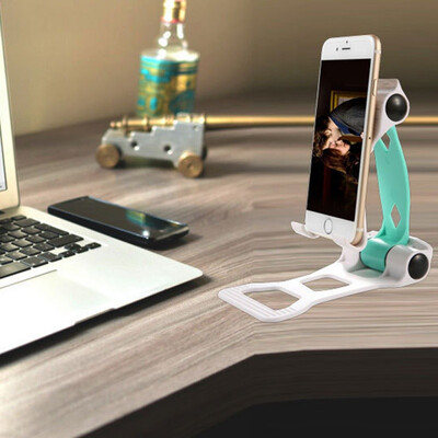 

Plastic Universal Multi-angle Adjustable Folding Cellphone Stand Desktop Tablet Holder with Charging Dock