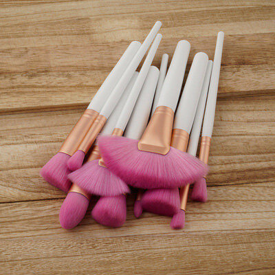

10pcs Makeup Brushes Kits Black Gold Fan Makeup Brush Sets Beauty Tools Eye Brush Make Up Tools