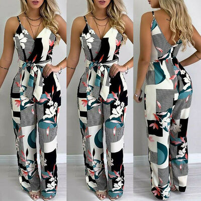 

USA Women Ladies Clubwear Summer Playsuit Bodycon Party Jumpsuit Romper Trousers