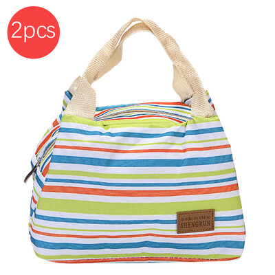 

Toponeto New Thermal Insulated Lunch Box Tote Cooler Zipper Bag Bento Lunch Pouch