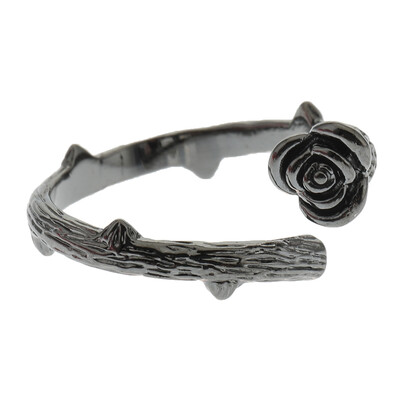 

Sterling Silver Rose Open Ring with Gift Box for Women Girls