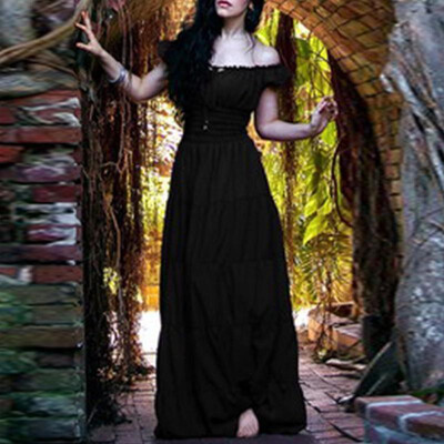 

A shoulder length dress