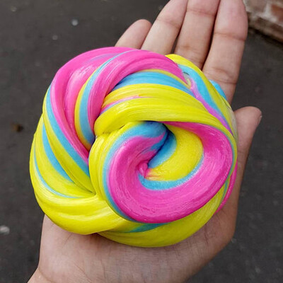 

〖Follure〗Kids Fluffy Floam Slime Putty Durtend 60ml Scented Stress Relief Kids Clay Toy