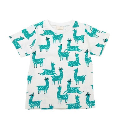 

Baby Clothes Kids Boys Girl Summer Cotton Cartoon Animal Print T-shirt Tops Blouse Short Sleeve Casual Tee Shirts Kids Clothes