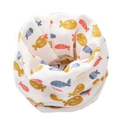 

Fashion Infant Thick Cotton Collar Scarves Baby Boys Girls Winter Warmer Cartoon Animal Pattern Scarf Toddler Neckerchiefs 0-12Y