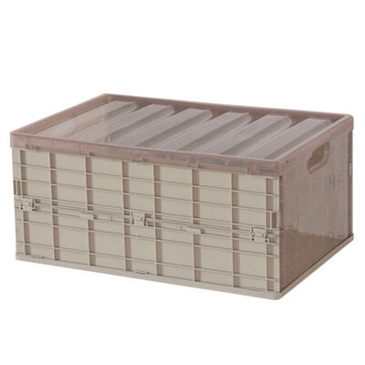 

Folding Storage Case with Lid Waterproof Thick Collapsible Organizer Box for Blanket Clothes Books Under Bed In Cars