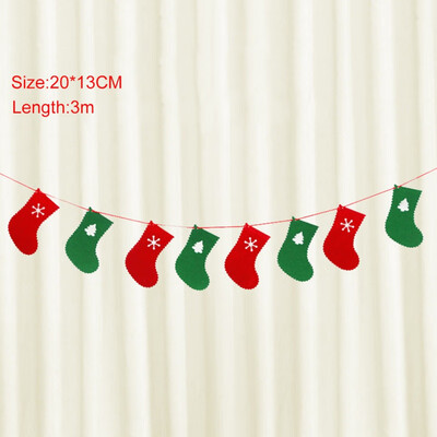 

Christmas Theme Series Pull Flag Non-woven Fabric Pull Flag Cute Household Pull Flag Decoration
