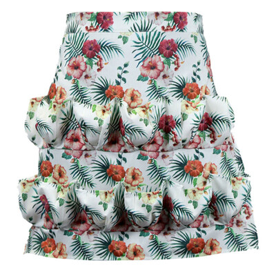 

12 Pockets Egg Collecting Apron Pockets Holds Chicken Farmhouse Farm Home Waterproof Aprons for Women Housewife Kitchen Apron
