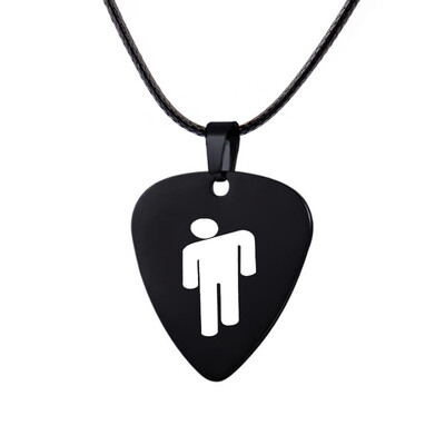 

Stainless Steel Necklace Guitar Picks Chain Pendants Decoration Accessories for Boys Girls Women