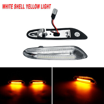 

2pcs Side Marker Lights Turn Signal Indicator LED Lamps For BMW E60 E82 E88 E90