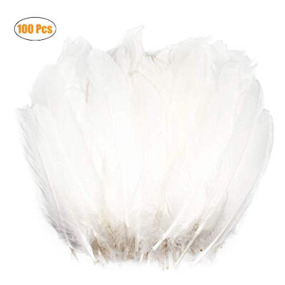 

50pcs Home Bookmark Feather Wedding Festival Supplies Craft Decoration Natural Non-toxic Cross-Stitching Kit Ostrich Feather
