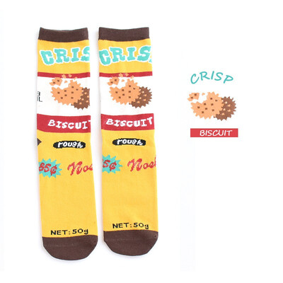 

2018 New Food And Fruit Milk tomato Food Striped Women Cotton Socks Kawaii Ankle Femme Girls Cute Funny Socks Happy Calcetines