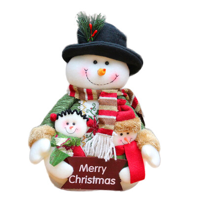 

Gobestart Decoration Home Party Snowman Christmas Family portrait Ornaments