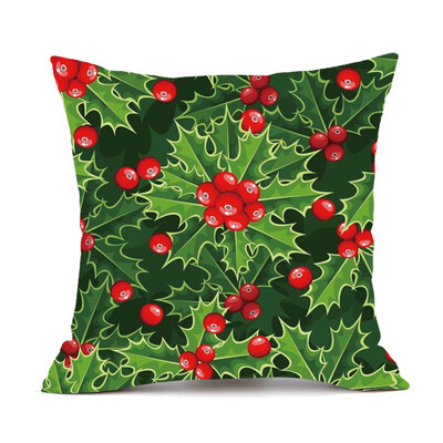 

Tailored Merry Christmas Pillow Cases Cotton Linen Sofa Cushion Cover Home Decor