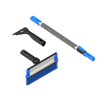 

Extendable Snow Brush with Auto 180 Degree Squeegee Ice Scraper for Car Windshield Cleaning & Winter Deicing Snow Removal Scraper