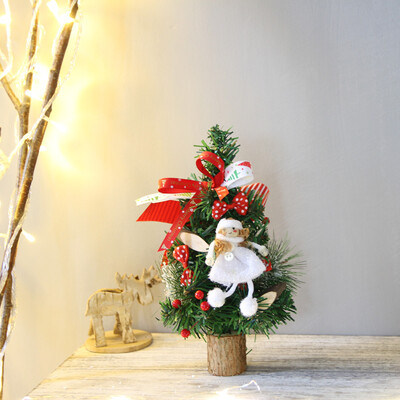 

Gobestart 25cm Christmas Table Decoration Mini Christmas Tree Party Decoration Ornaments