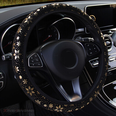 

Universal Car Steering Wheel Cover For ToyotaHondaNissanMazda Dia 15 37-38cm