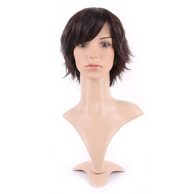 

Long Curly Synthetic Wig with Bangs Hair Wigs Heat Resistant Full Wig Full Head for Women