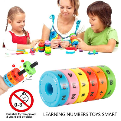 

Magnetic building blocks willstar kids magnetic arithmetic toy-6pcs