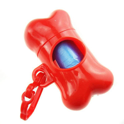

1PC Dog Poop Bag Bone Dispenser Case Pet Waste Bags Dog Bags Products For Dogs Eco-Friendly1
