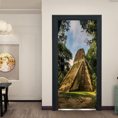

〖Follure〗Door Sticker Decorative Painting Bedroom Living Room TV Wall Decoration