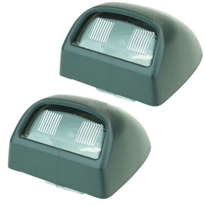 

2PCSSet Rear License Plate Light Lens Pair Kit for Silverado Sierra Pickup Escalade