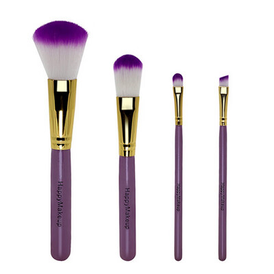 

4 pcs Professional pincel maquiagem Makeup Brush Set tools Comestic Toiletry Kit Make Up Brush Set for Beauty AG95