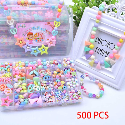 

Colorful Acrylic Bow Bead Diy Beading Hairband Necklace Craft Embelishment