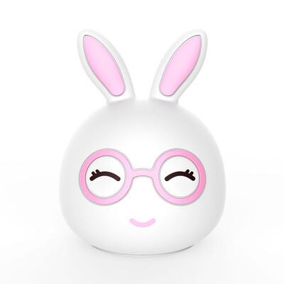 

〖Follure〗USB Charging Silicone Rabbit LED Colorful Portable Night Light House Party Decor