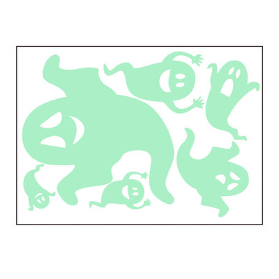 

Halloween Ghost Wall Sticker Fluorescent Sticker Home Background Decoration