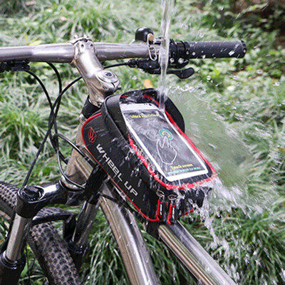 

Bicycle Cycling Bike Frame Front Tube Waterproof Portable Mobile Phone Bag 6