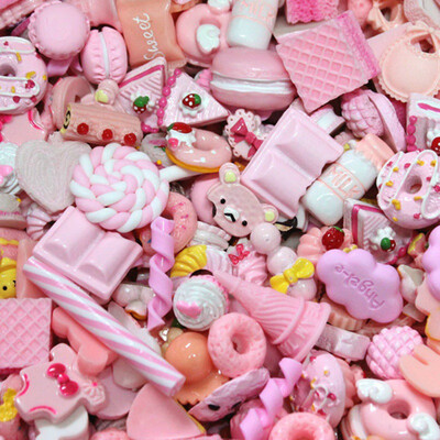

30PCS Cute Resin Blessing Bag DIY Accessories For Children Decoration Crafts For Phone Case