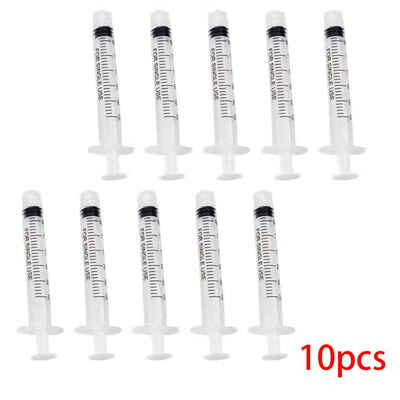 

10pcs 3ml 30cc Luer-Lock PP Syringe Injector Catheter Tip Accurate Measuring