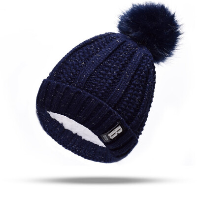 

Fashion B Letters Knitted Hat And Hat&Scarf Soft Winter Warm Beanies Caps Outdoor Sport Wool Hats