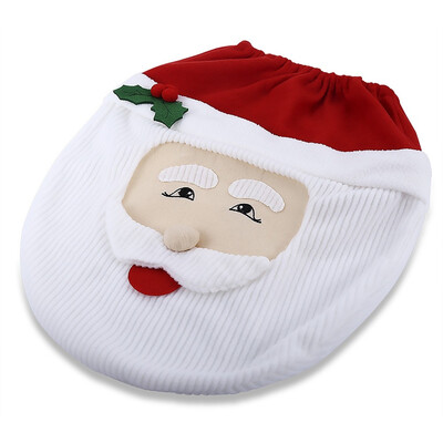 

Santa Claus Toilet Seat Cover Bathroom Accessory for Christmas Decoration