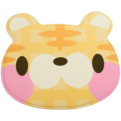 

Household Cartoon Animal Decoration Rugs Home Floor Mats Bathroom Anti-Slip Rugs Water Absorbent Shower Bathtub Mat
