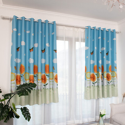 

Toponeto Leaves Sheer Curtain Tulle Window Treatment Voile Drape Valance 1 Panel Fabric