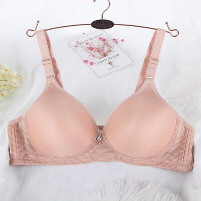 

Women Push Up Bra Sexy Plus Size Padded Cotton Bra Black Red Skin Pink Lace Bralette Intimates Wireless Seamless Bra