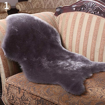 

Anti-Slip Soft Faux Sheepskin Rug Mat Carpet home Use Pad Chair Sofa Cover Home Decor