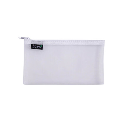 Toponeto Simple Clear Pencil Case Office School Supplies Pen Case Cases Pencil Student