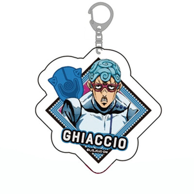 

CAR-TOBBY Anime Jojos Bizarre Adventure Keychain Cartoon Figure Acrylic Keychain
