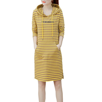 

Fashion Women Summer Boho Stripe Dress Evening Party Beach Dresses kleider damen