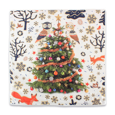 

CHILDRENS GANG Christmas baby cotton crepe blanket towel 18569