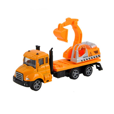 

〖Follure〗Children Educational Cartoon Alloy Friction Simulation Toy Car Model
